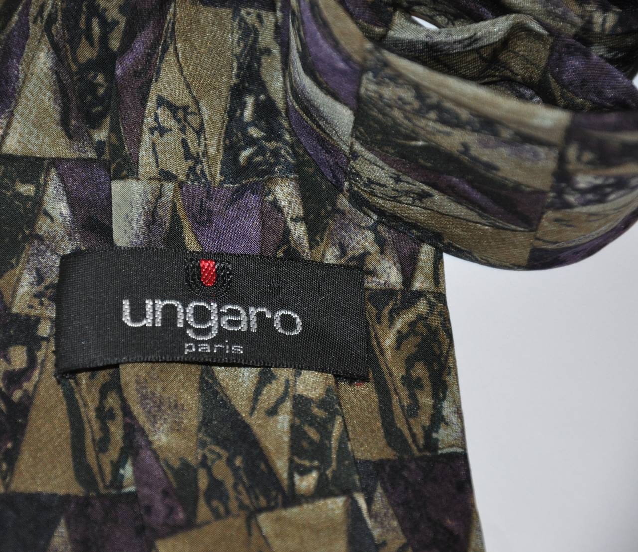 Ungaro Men's Multi-Color Silk Tie