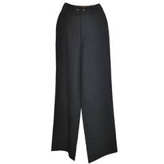 Jean Paul Gaultier "Classique" Charcoal/Black Slim Trouser