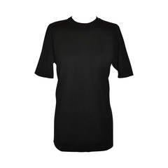 Fathi Due Black Two-Ply Cashmere Crew Neck Pullover Top 4