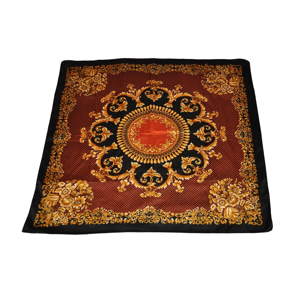 Pura Seta Multi-Color Silk Scarf For Sale