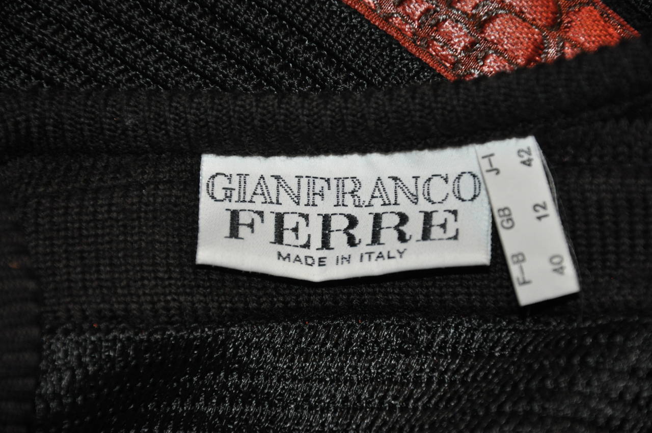 Granfranco Ferre for Martha Multi-Textured, Multi-Woven Cropped Jacket ...