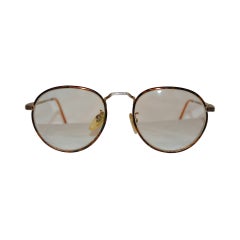 Occhiali Polo Ralph Lauren con montatura in oro e guscio di tartaruga