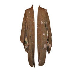Multi-Color Fully Lined Japanese Silk Kimono Jacket 12