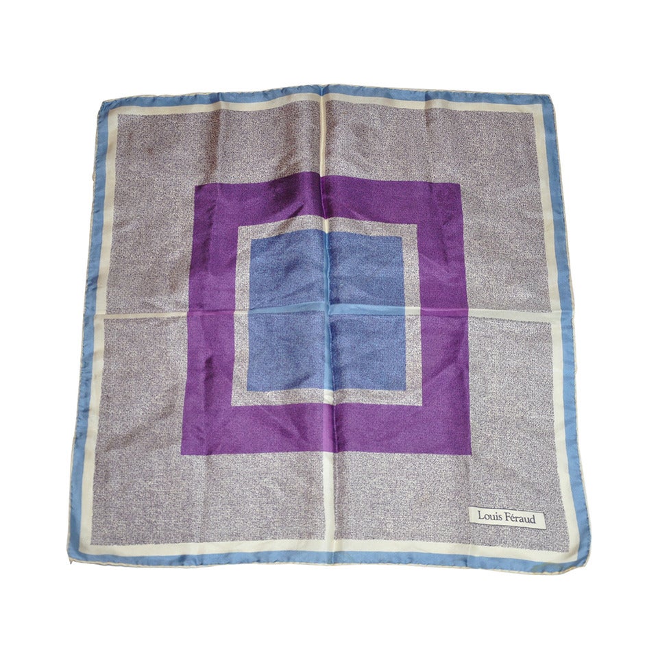 Pañuelo de seda multicolor Louis Feraud