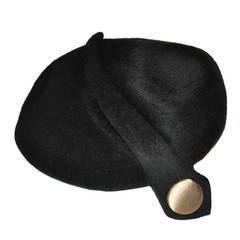 Mr. John Classic Black Detailed Cloche 7
