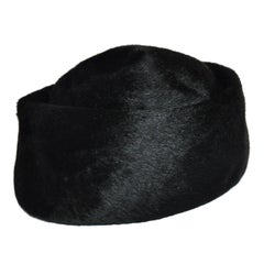 Miss Dior "Brigitte" Black Felt Hat