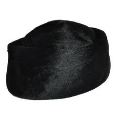 Miss Dior "Brigitte" Black Felt Hat 1