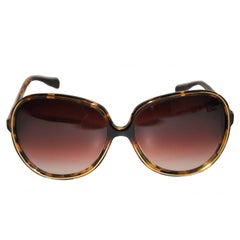 Retro Oliver People "Sofiane" Tortoise Shell Sunglasses