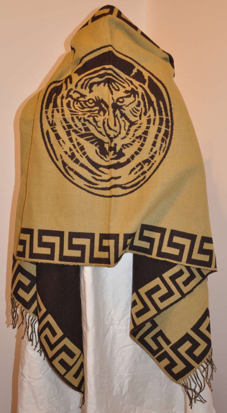 Large Wool Challis Shawl