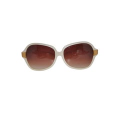 Lunettes de soleil Oliver Peoples perle et or