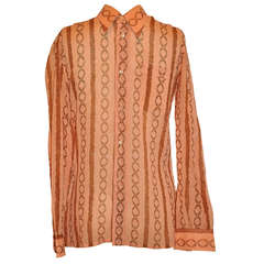 Bloomingdales Men's Switzerland Cotton Greek-Inspired Print Shirt 11