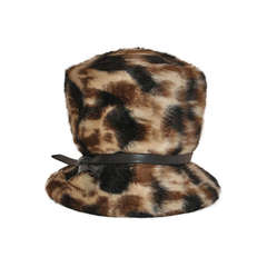 The Original Mr. Joseph's Leopard Print Wool Felt Hat
