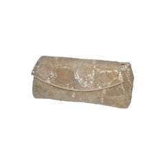 SchildKraut Bros. Swirls of Silver Evening Clutch