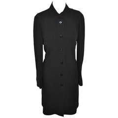 Les Copains Black Button-Down Shirt-Dress