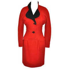 Guy Laroche "Boutique" Red with Black Ensemble 7