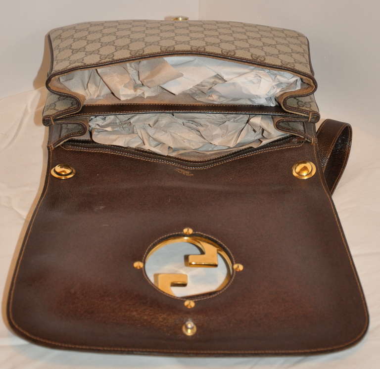 Brown Gucci Monogram with Huge 
