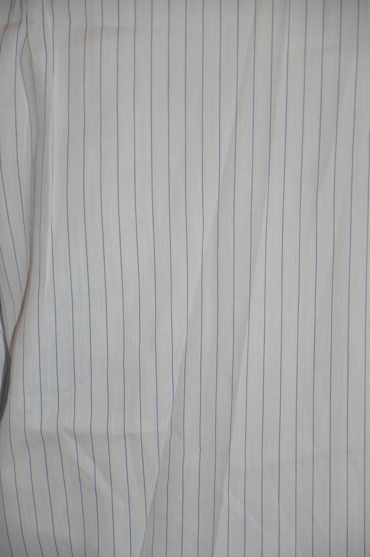 blue pinstripe shirt