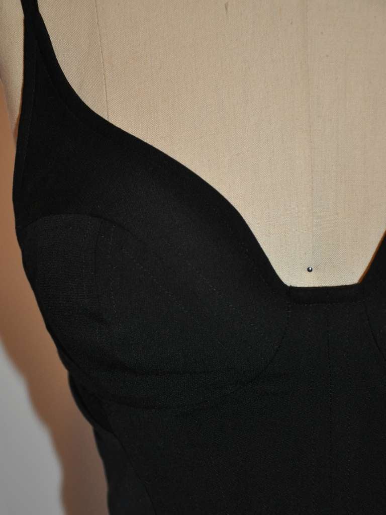 Charles Chang - Lima for Bergdorf Goodman Body-Hugging Black Cocktail Dress