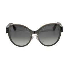 Balenciaga "Limited Edition" Sunglasses with Gold Frame Edges Accents