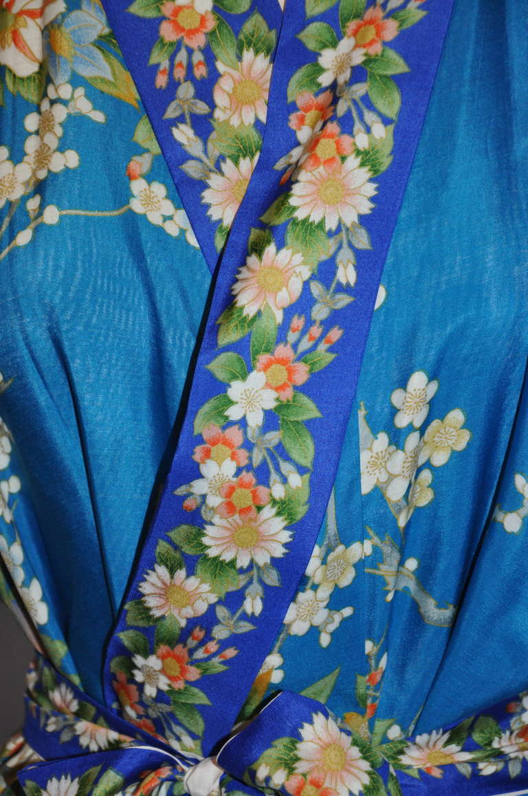 cobalt blue kimono