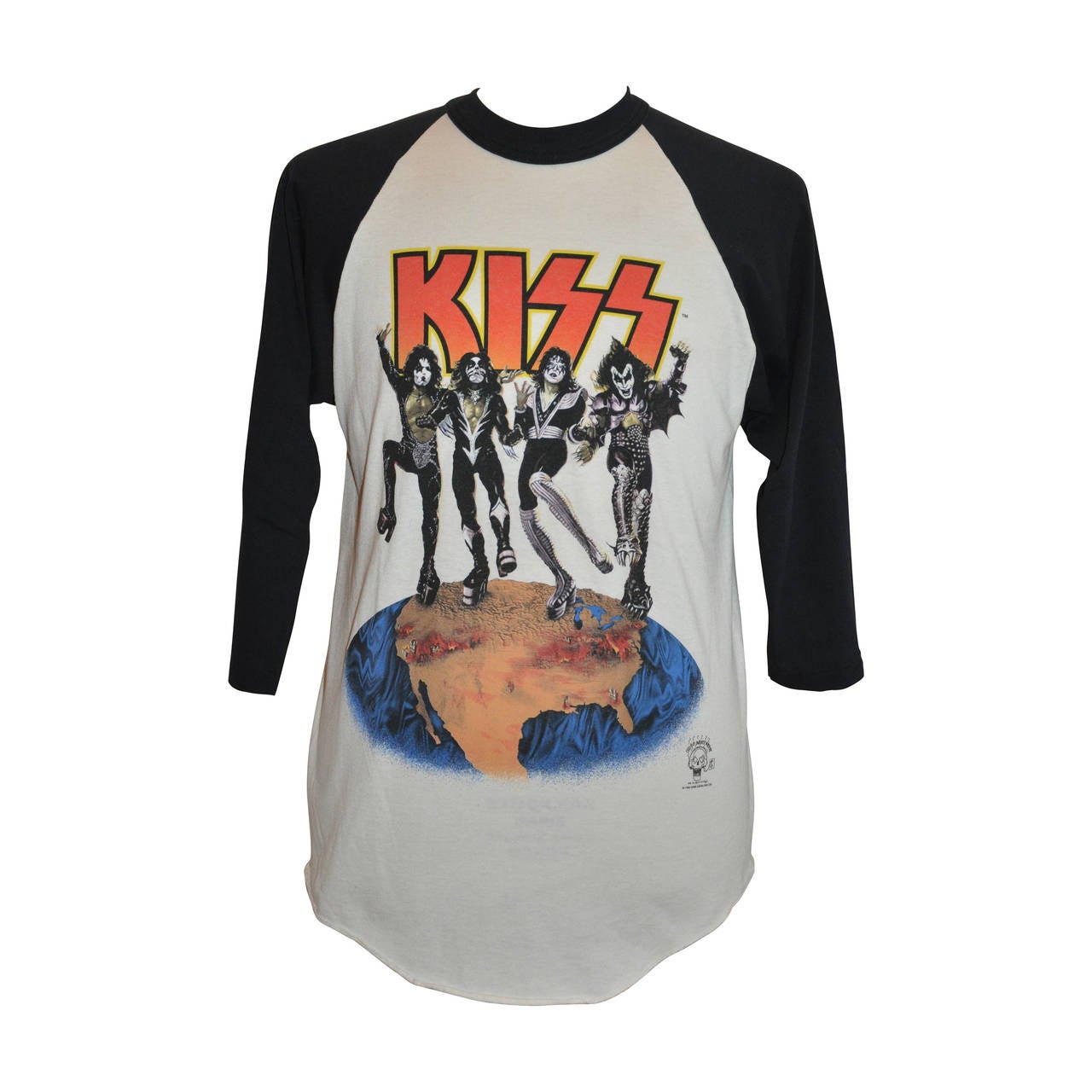 kiss raglan shirt