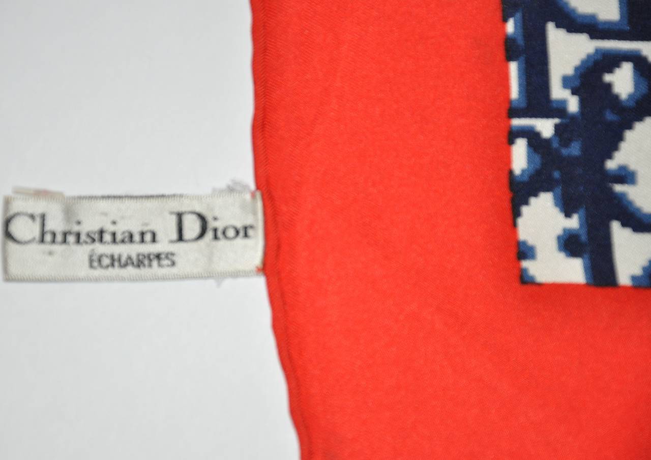 christian dior monogram scarf