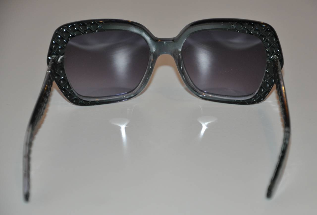 bottega veneta half rim sunglasses