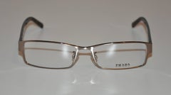 Prada Tortoise Shell with Gold Hardware Eyeglasses