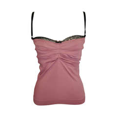 Dolce & Gabbana Rose with Build-In Bra Sleeveless Top 4