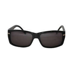 Lunettes de soleil Yves Saint Laurent Lucite noir et métal doré