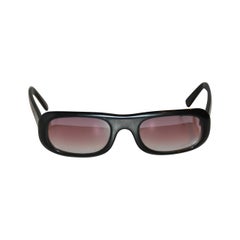 Retro Cutler & Gross Thick Black Lucite Sunglasses