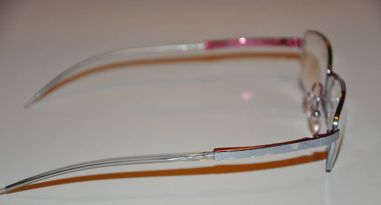 dior clear glasses