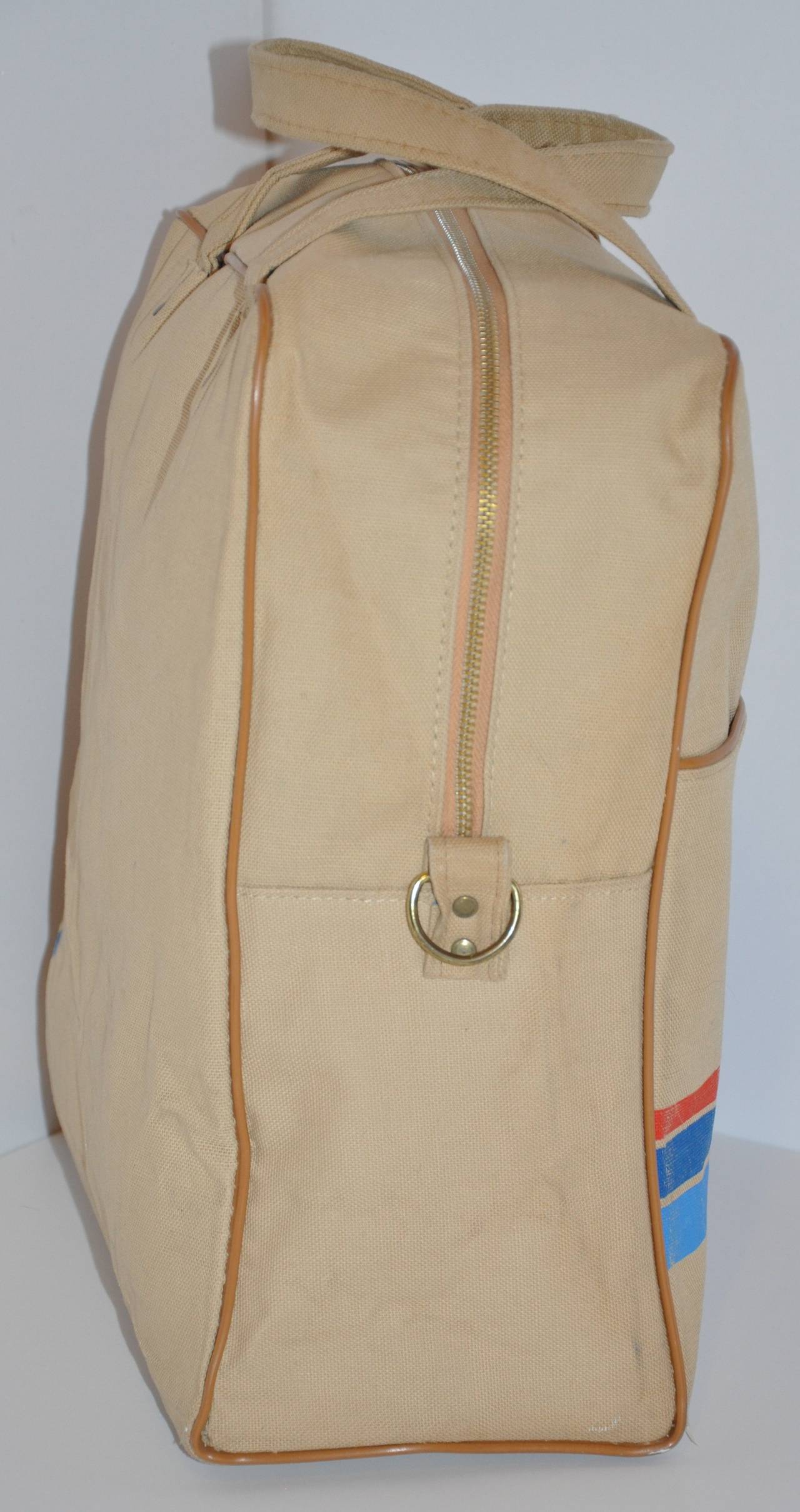 pan am canvas bag