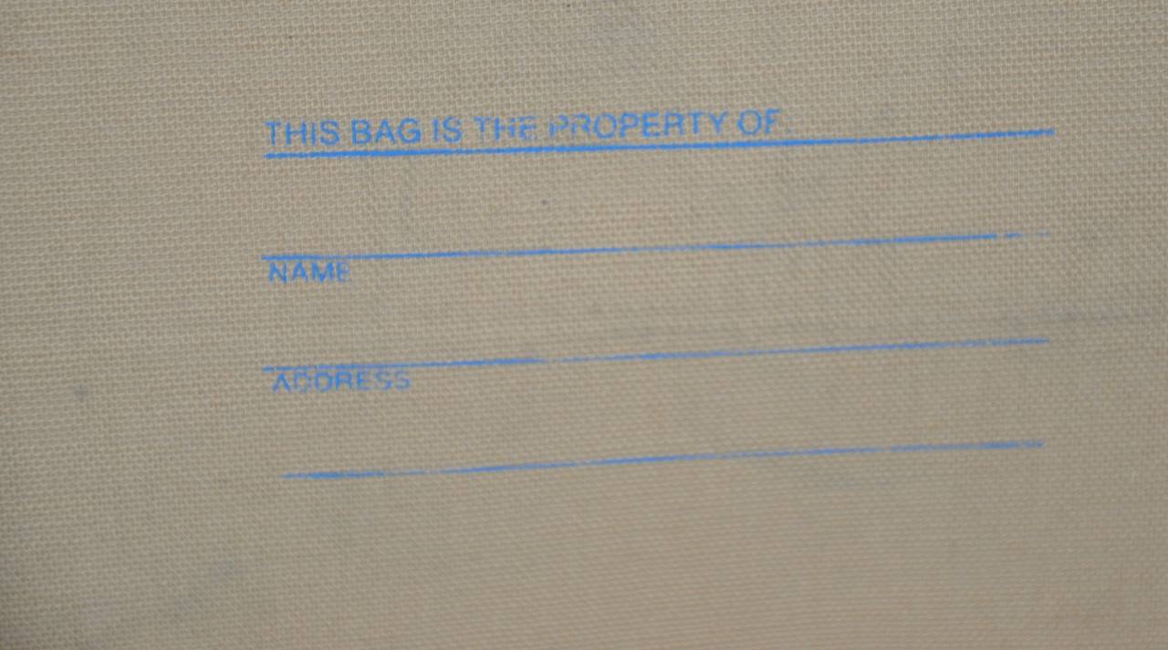pan am stewardess bag