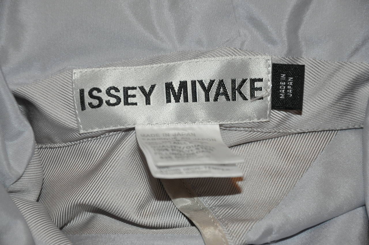 Issey Miyake Abstract Down Coat with Adjustable Drawstring For Sale at ...