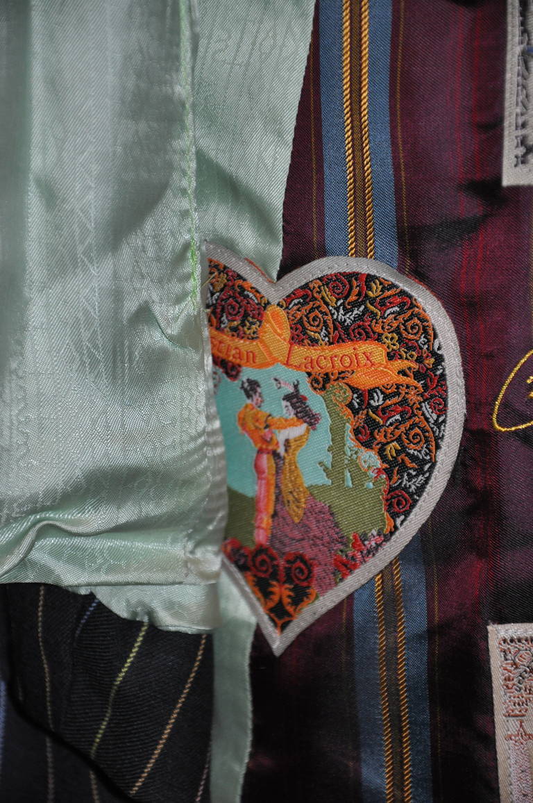Christian LaCroix Men's Multi-Color Pinstripe Wool Suit at 1stDibs ...