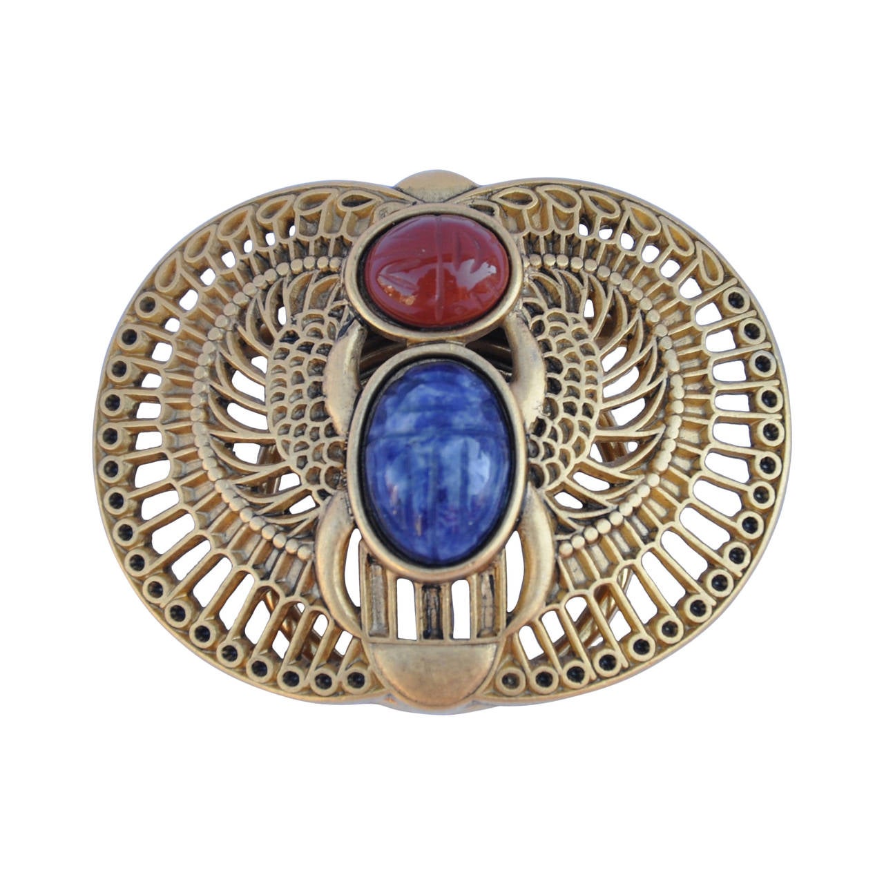 Rare Mary McFadden Egyptian Brooch/Clip For Sale