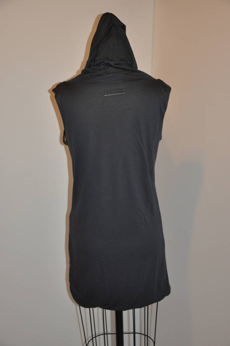 black hooded cowl