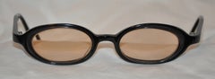 Thick Black Lucite "Made in Japan" Glasses