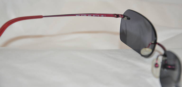 Black Kenzo Purple Hardware Frame Sunglasses For Sale