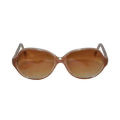 Gafas de sol de lucita bronceada hechas a mano en Francia