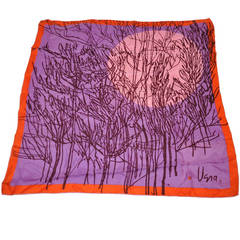 Vera Bold Multi-Color "Moon" Silk Scarf