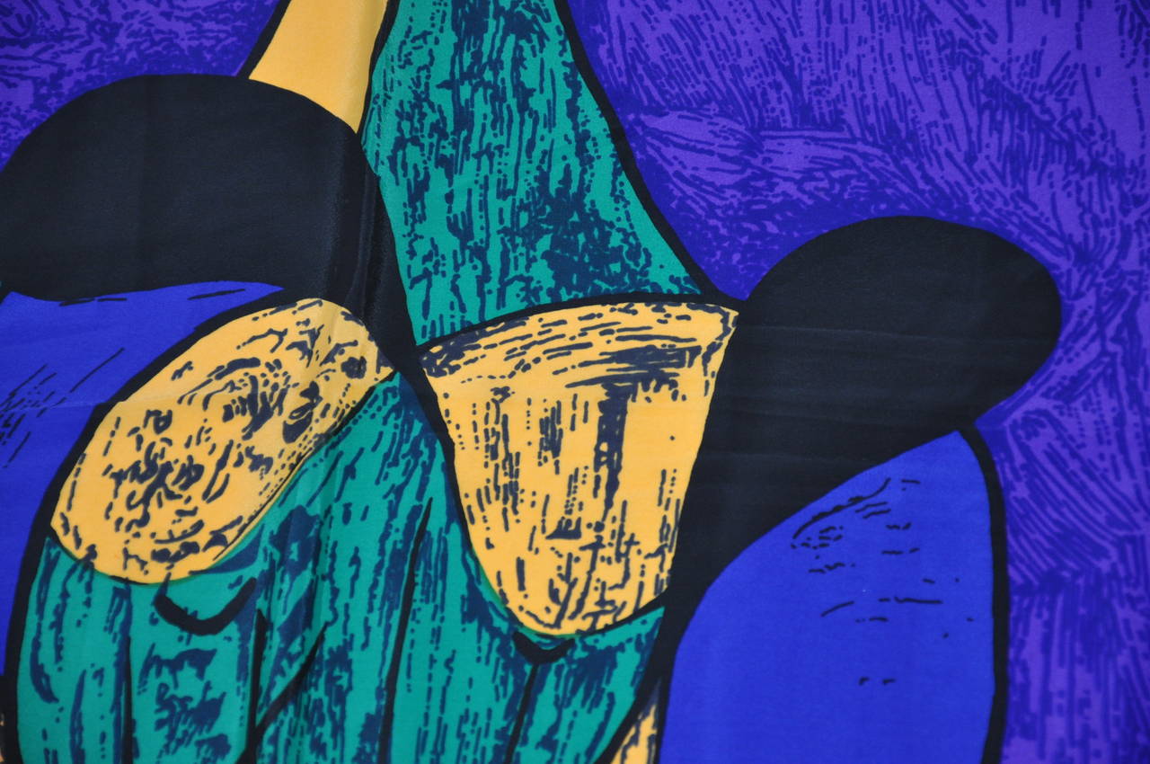 picasso silk scarf