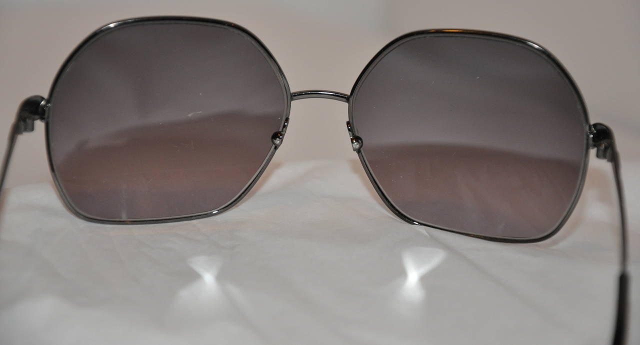 Emilio Pucci Black Hardware with Multi-Color Arms Sunglasses 2