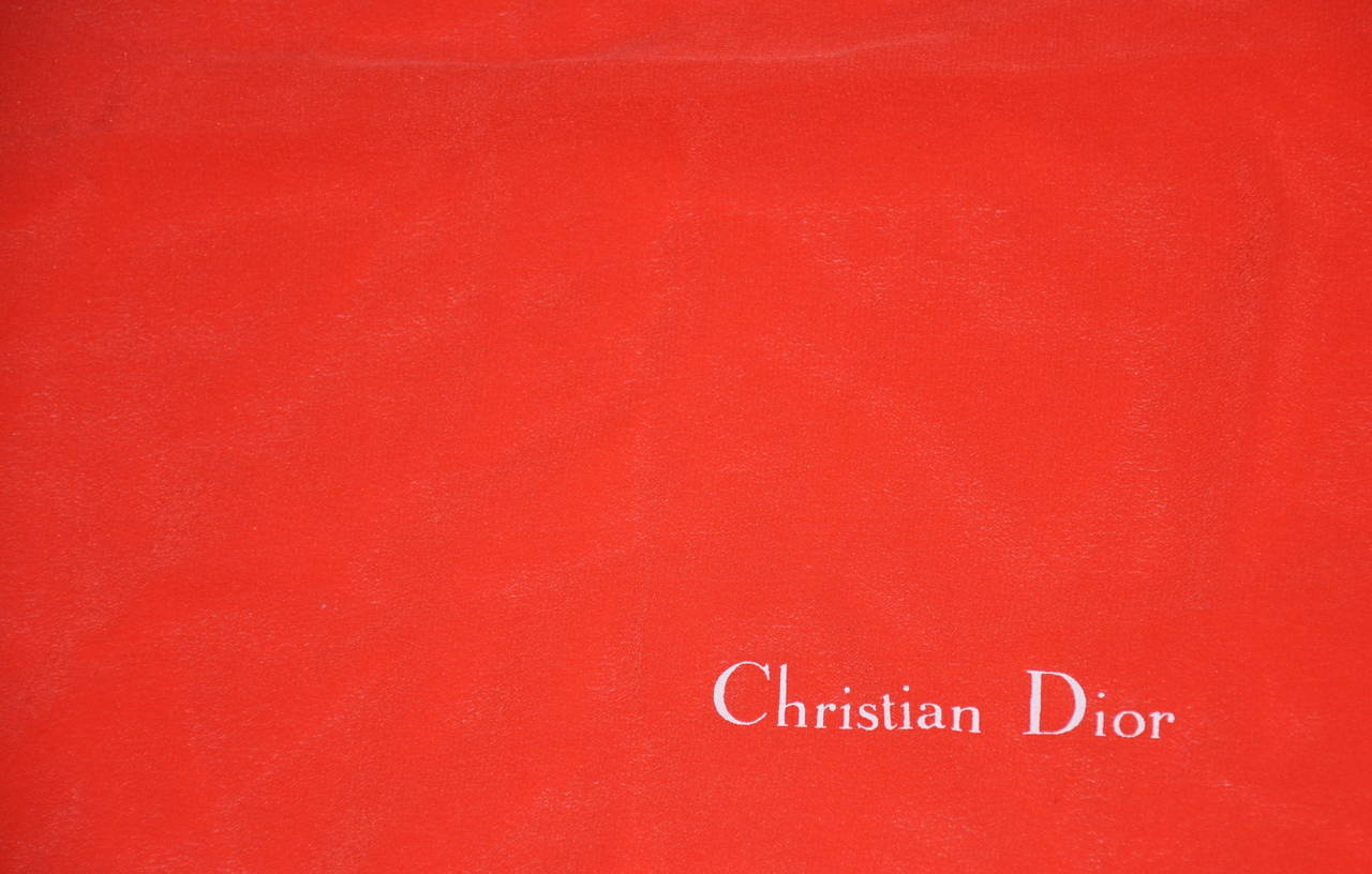 Christian Dior - Écharpe en soie multicolore « Waves »