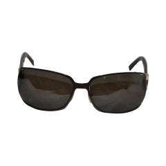 Yves Saint Laurent Black Hardware with Tortoise Shell Arms Sunglasses