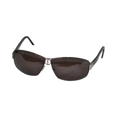 Yves Saint Laurent Black Hardware with Black Lucite Sunglasses