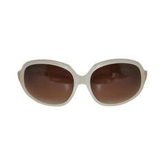 Oliver Peoples Pearl Finished and Gold Sunglasses
