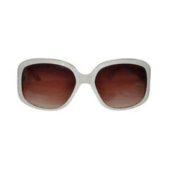 Oscar de la Renta Cream & Mother-of-Pearl Interior Sunglasses