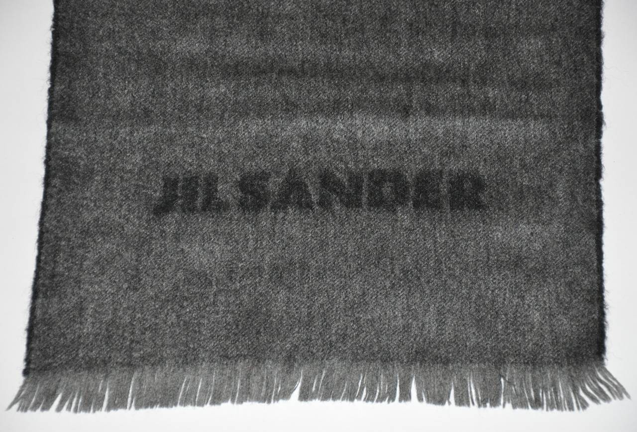 jil sander cashmere scarf